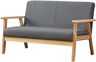 iropro Grey Sofa for Living Room Wood Furniture